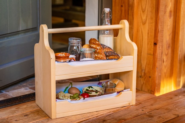 Appartements Edelraute-Regionaler Fruehstueckskorb